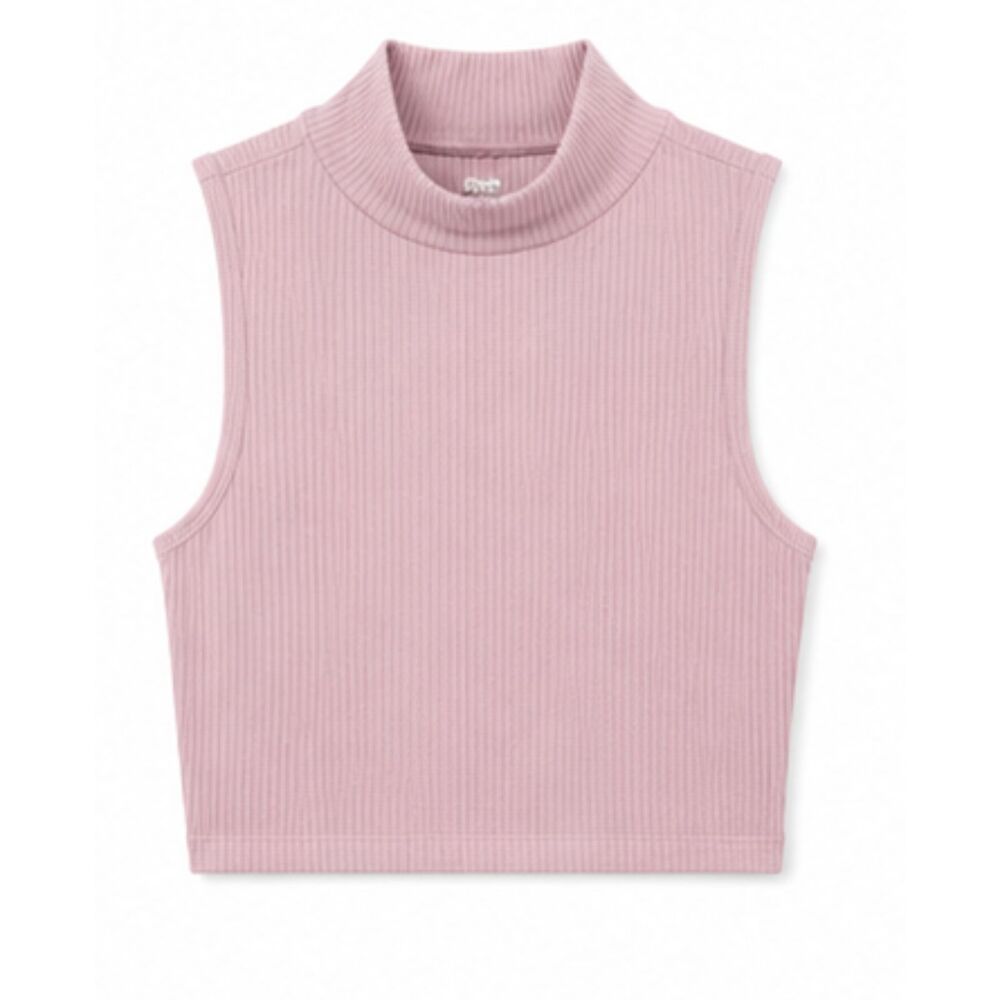 aeropostale Seamless Mock-Neck Cropped Tank
